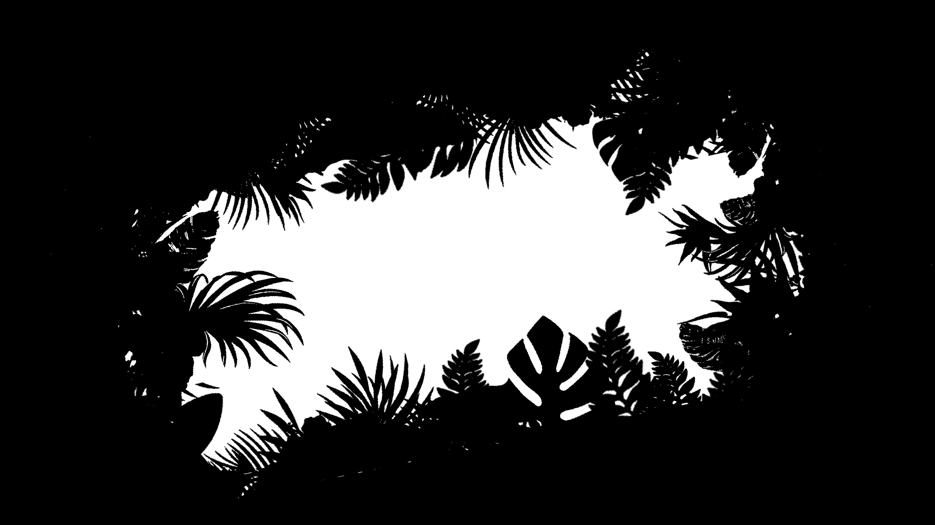 Silhouettes de plantes